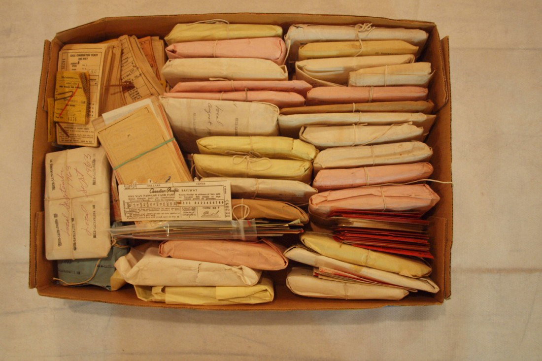 Lot of railroad tickets: Lot of railroad tickets