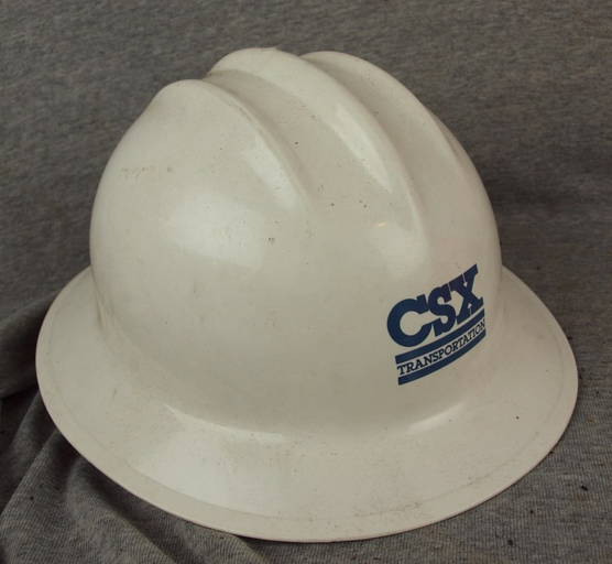 Csx White Hard Hat