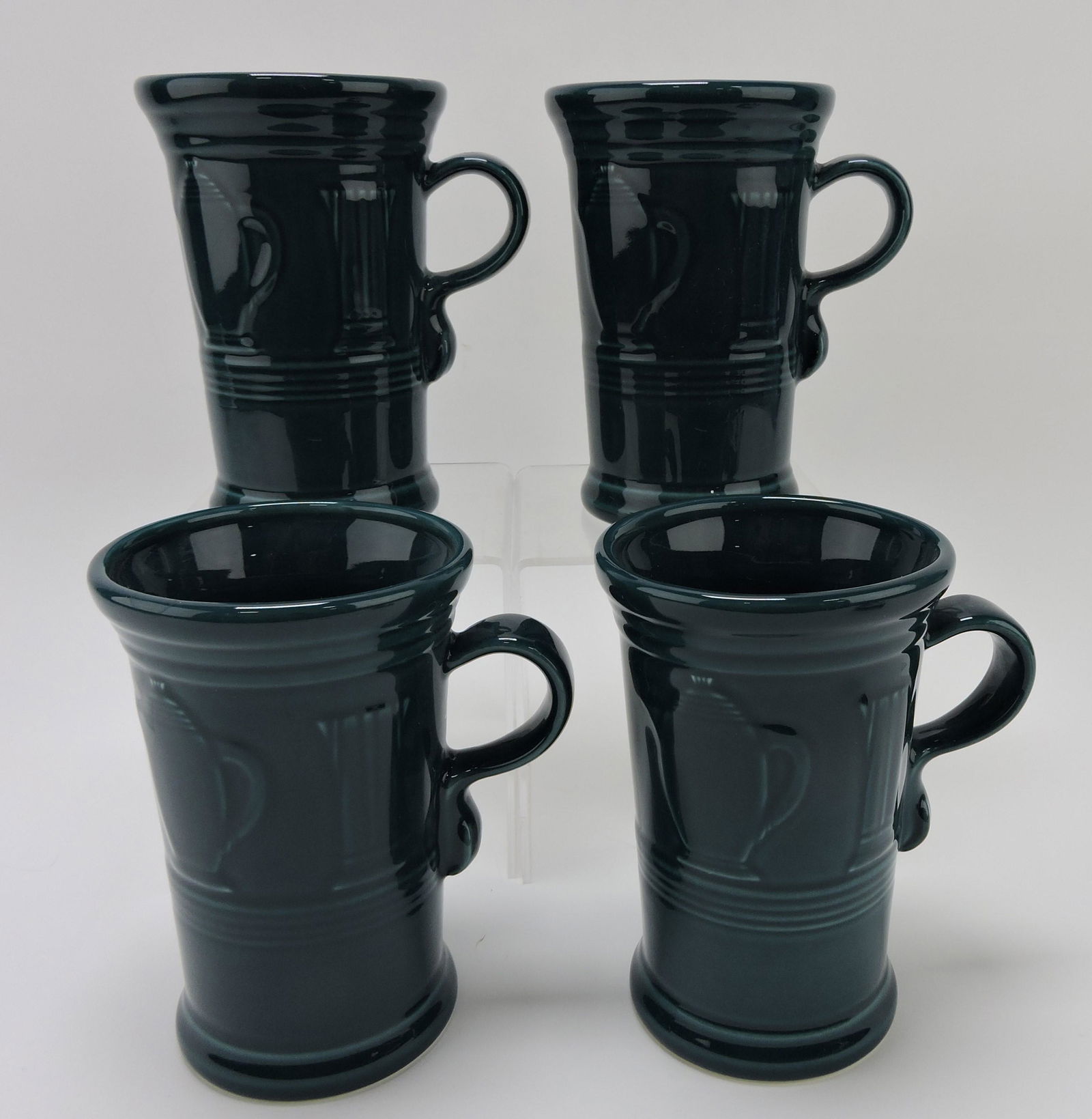 Fiesta Post 86 cappuccino mug group,: 4 juniper