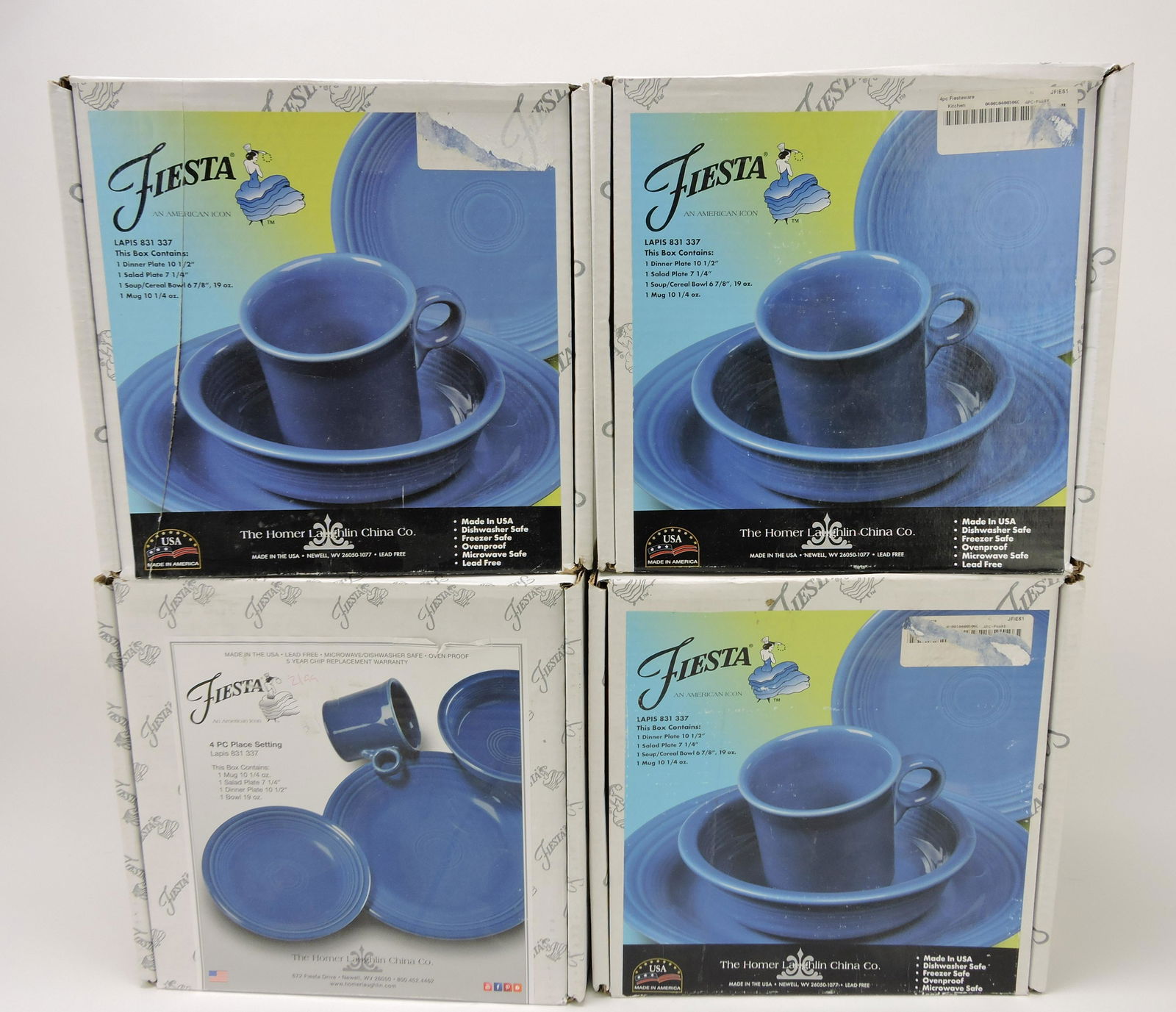 Fiesta Post 86 4 pc place setting group, (1 of 1)