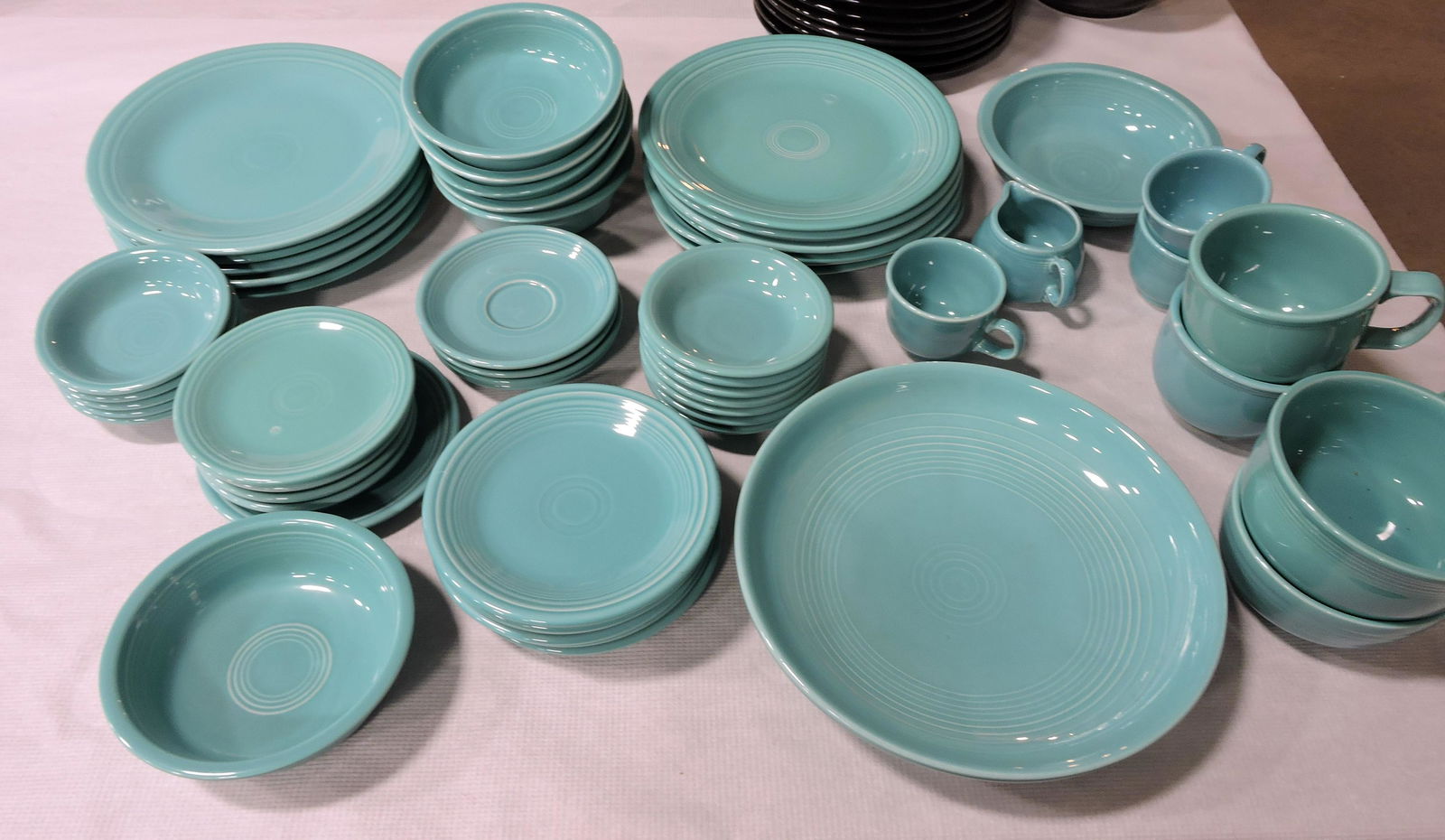 Fiesta Post 86 lot of 57 pieces,: turquoise