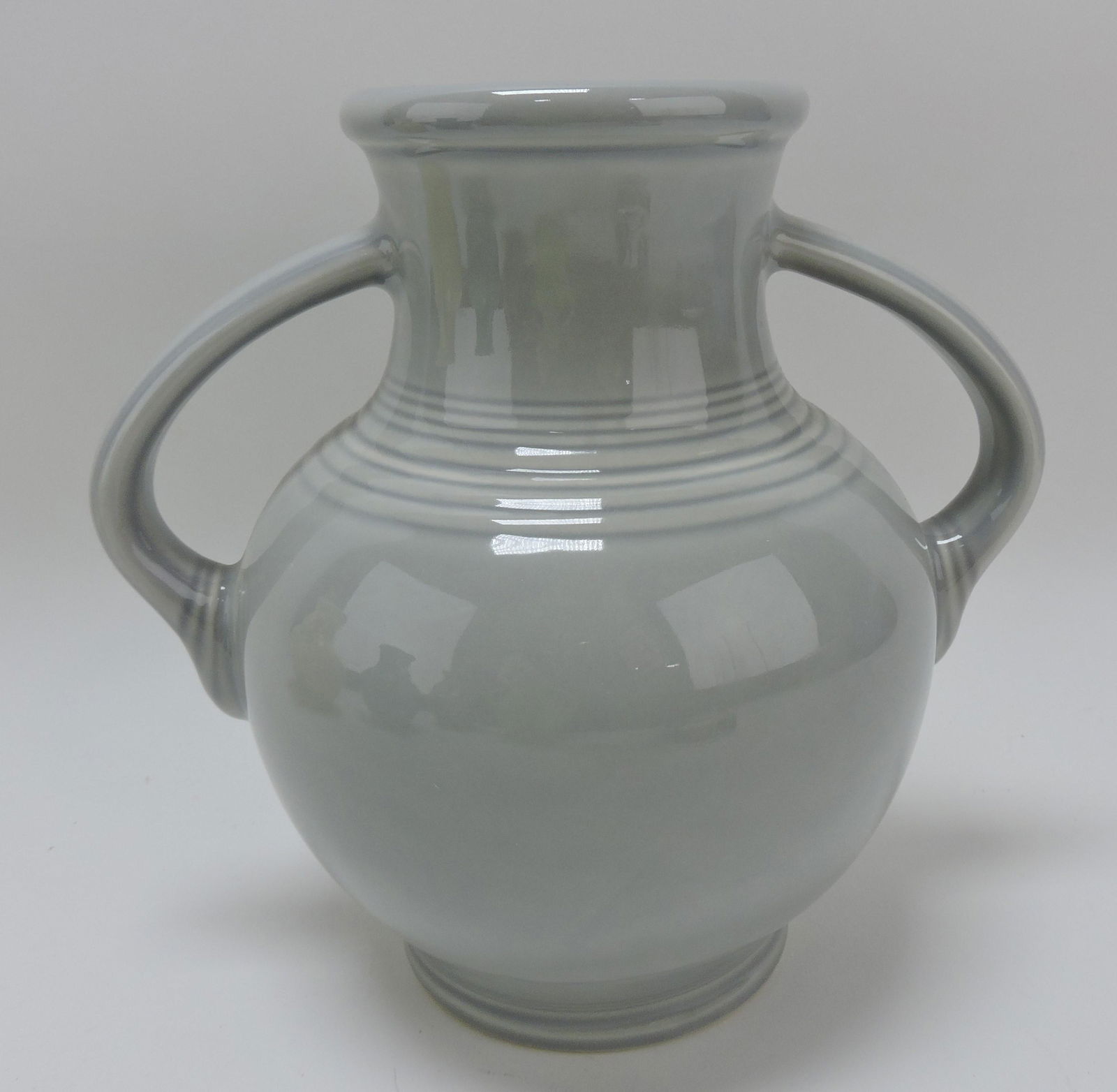 Fiesta Post 86 Millennium vase,: gray