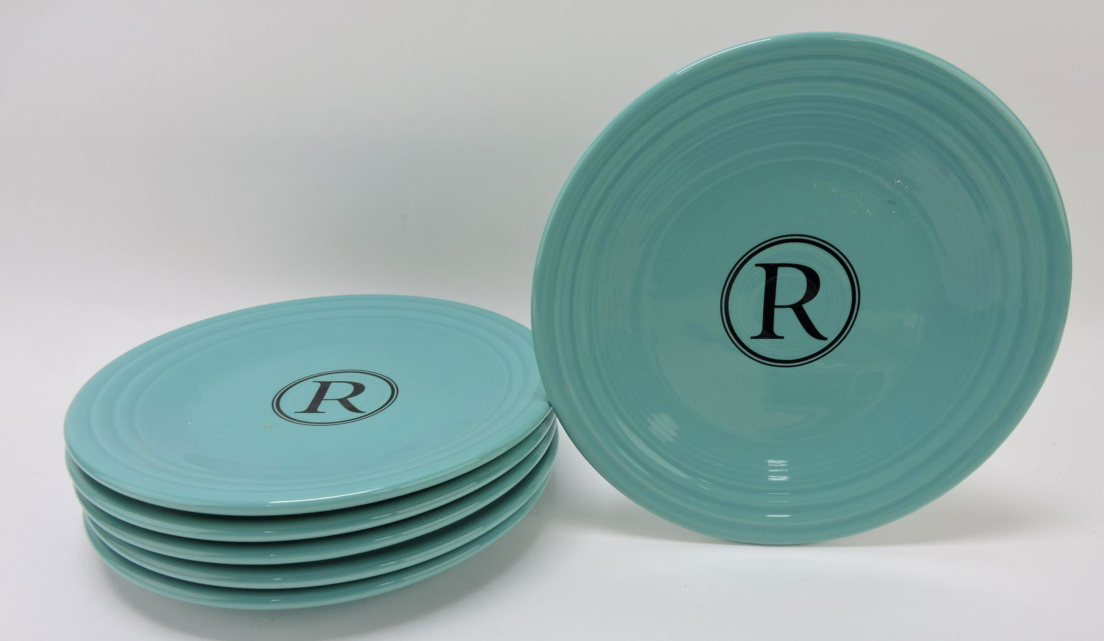 Fiesta Post 86 set of 6 - 9" turquoise (1 of 1)