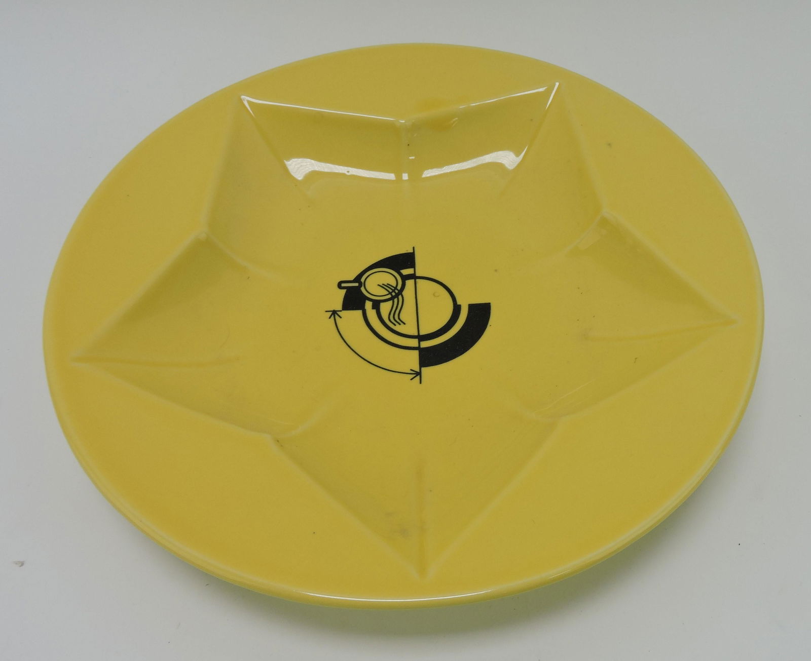 Fiesta Post 86 sunflower star bowl, (1 of 1)