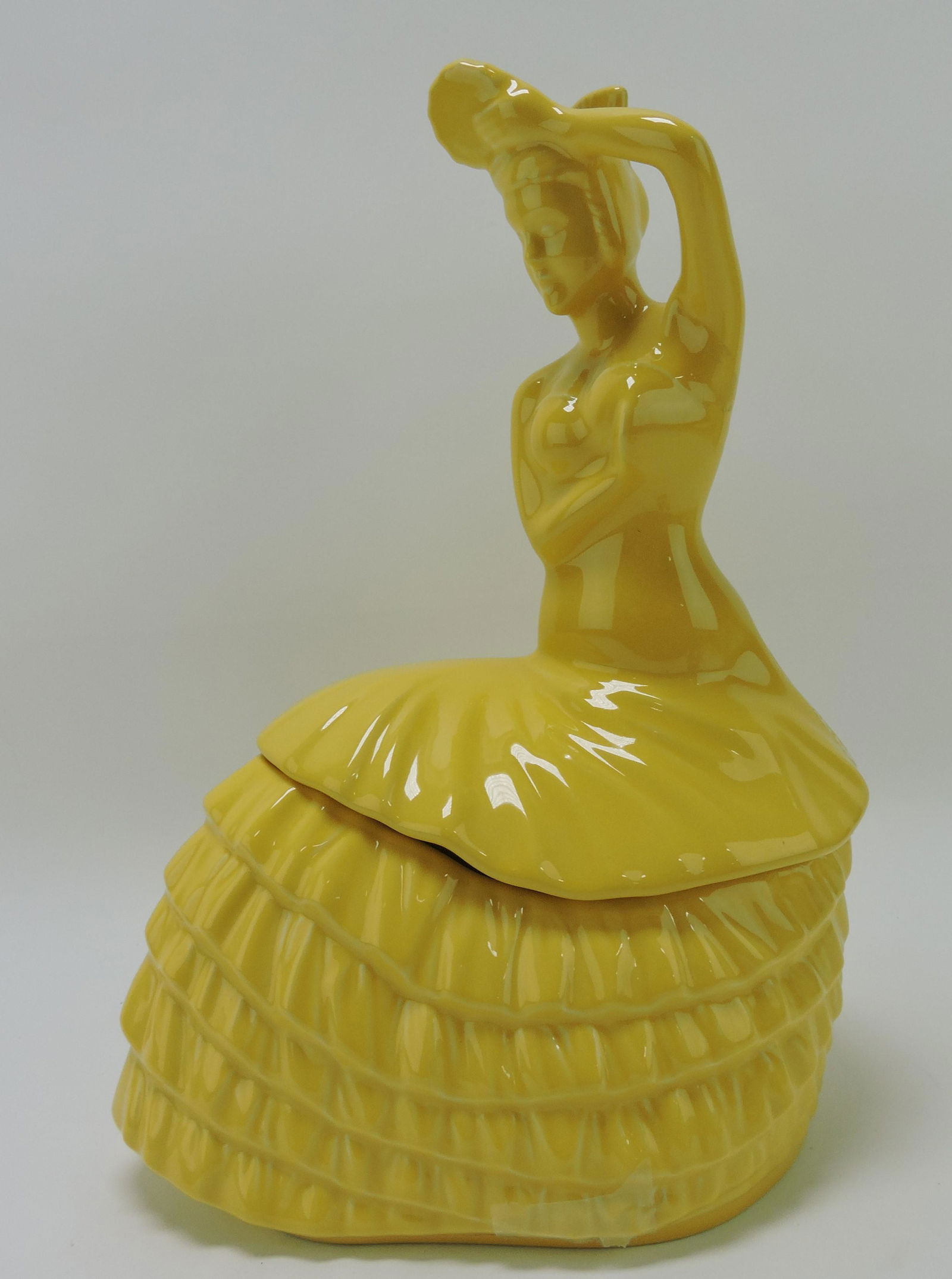 Fiesta Post 86 dancing girl cookie jar, (1 of 1)