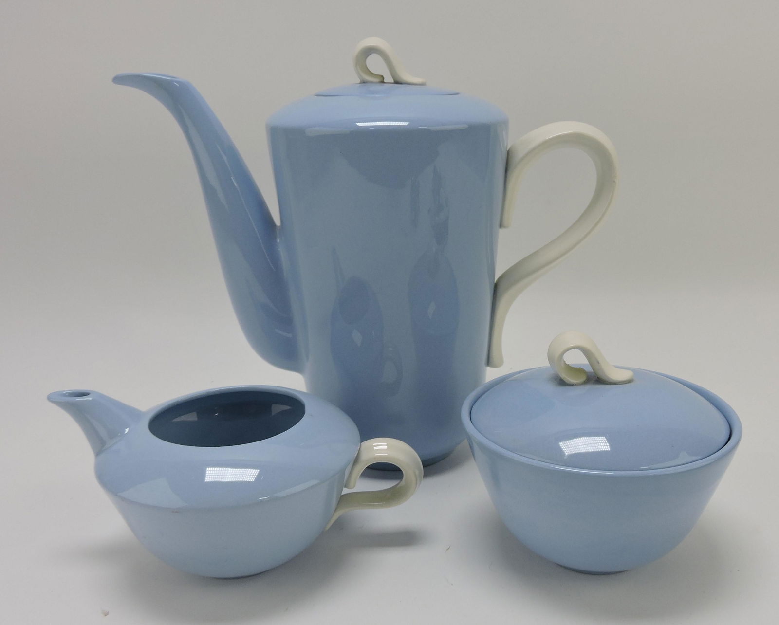 HLC Skytone coffee pot, creamer (1 of 1)