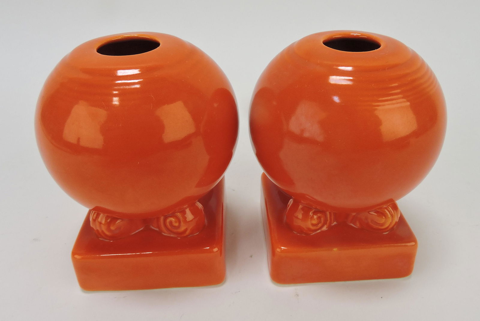 Fiesta bulb candle holder, pair, red (1 of 1)