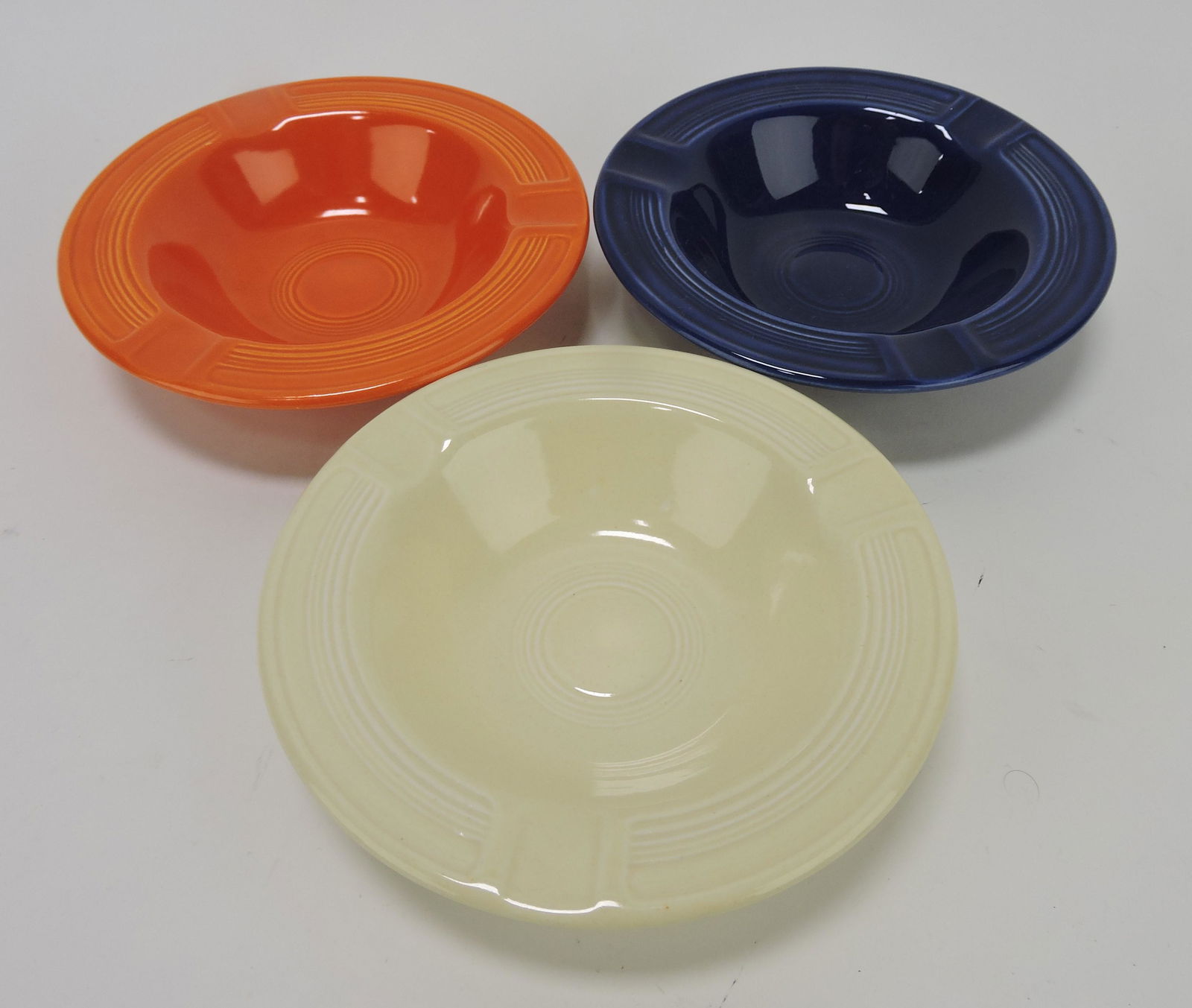 Fiesta ashtray group: red, cobalt, (1 of 1)