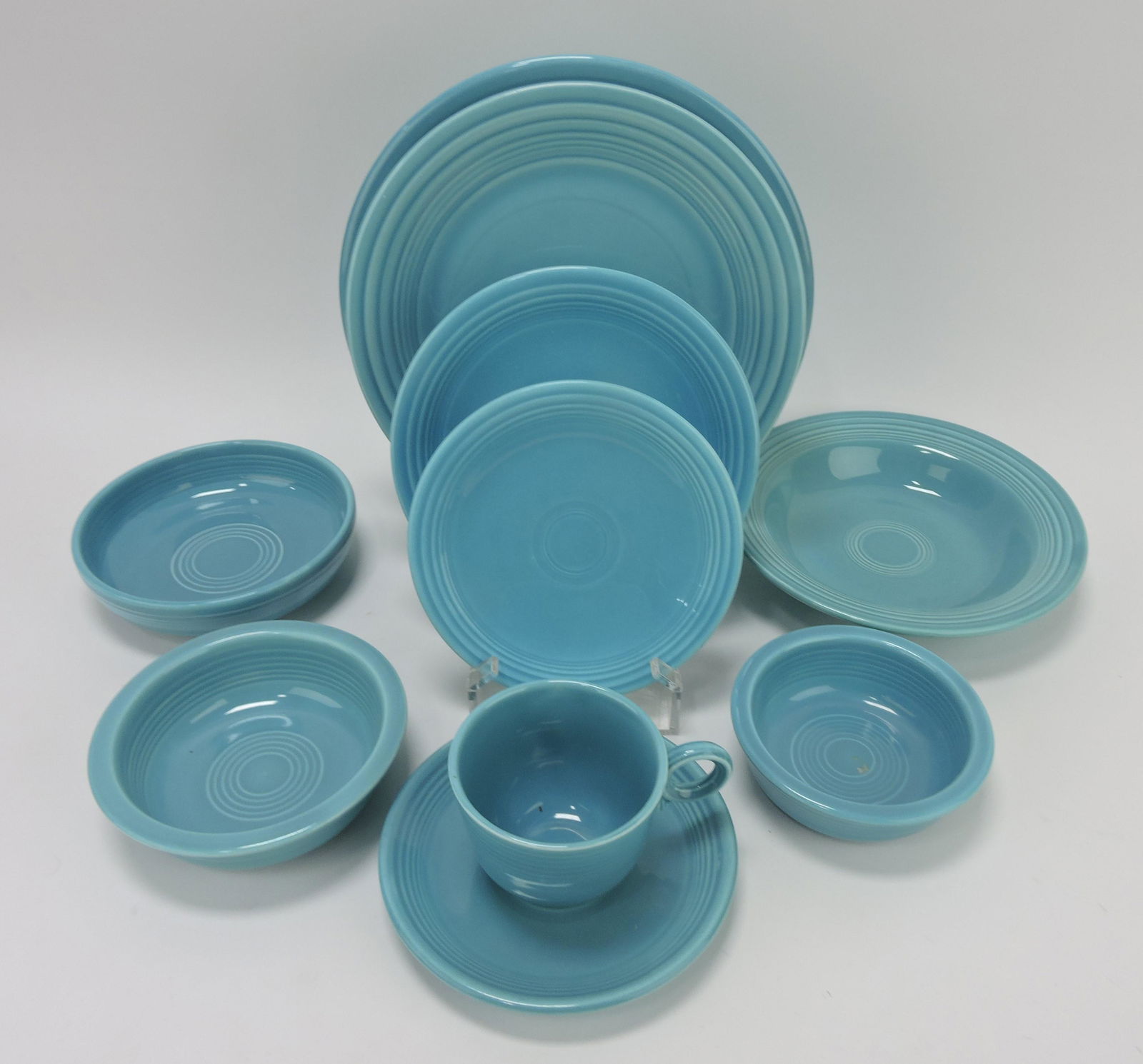 Fiesta 10 pc place settiing, turquoise (1 of 1)