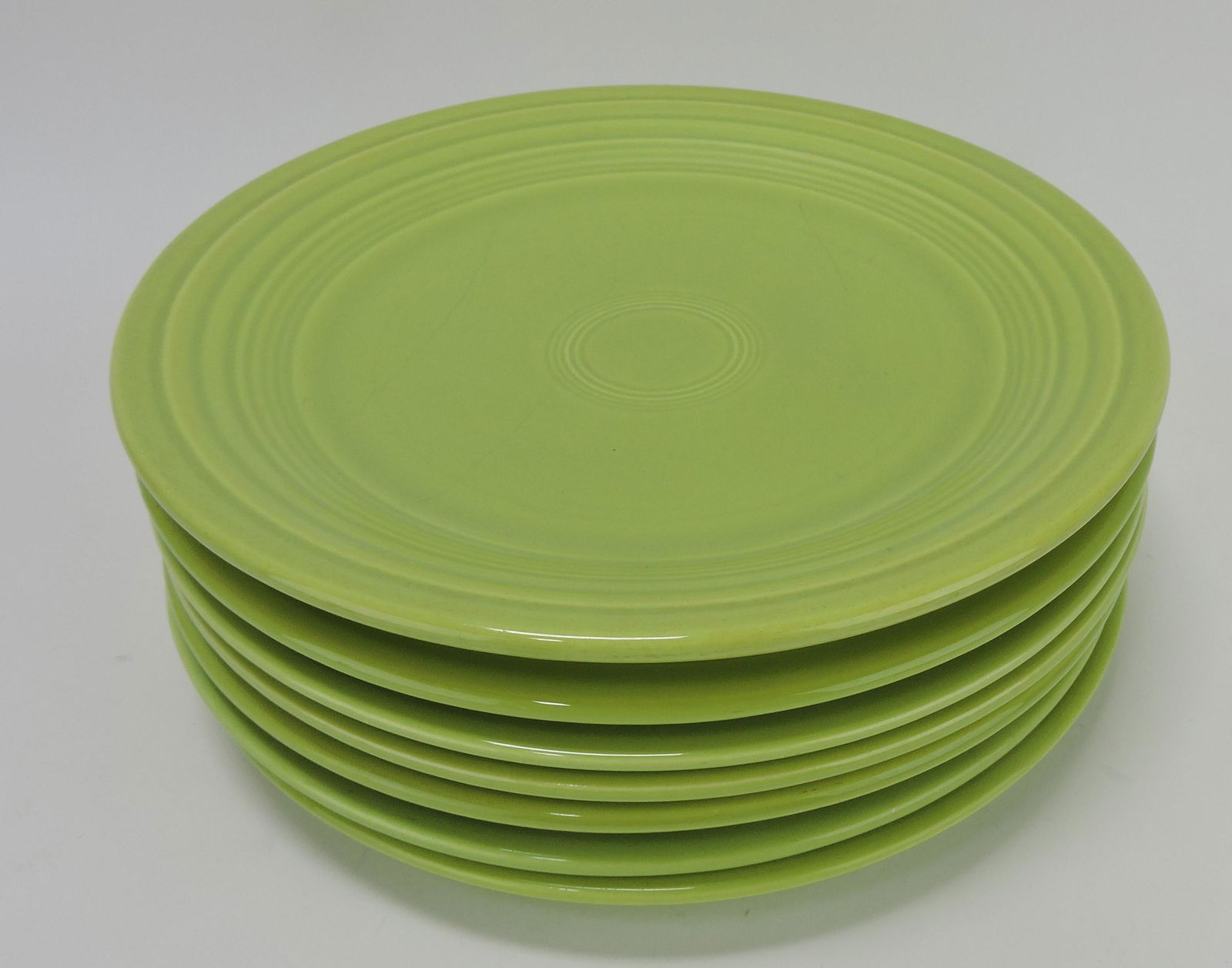 Fiesta 9" plate group, 7 chartreuse (1 of 1)
