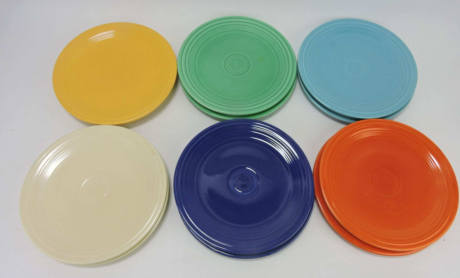 Fiesta 9" plate group, 2 each of the (1 of 1)