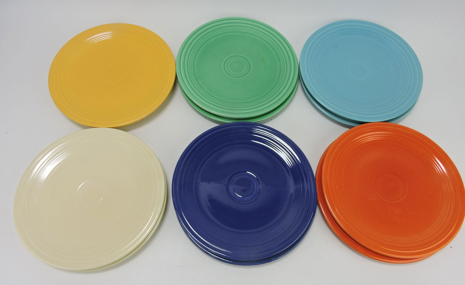 Fiesta 9" plate group, 2 each of the (1 of 1)