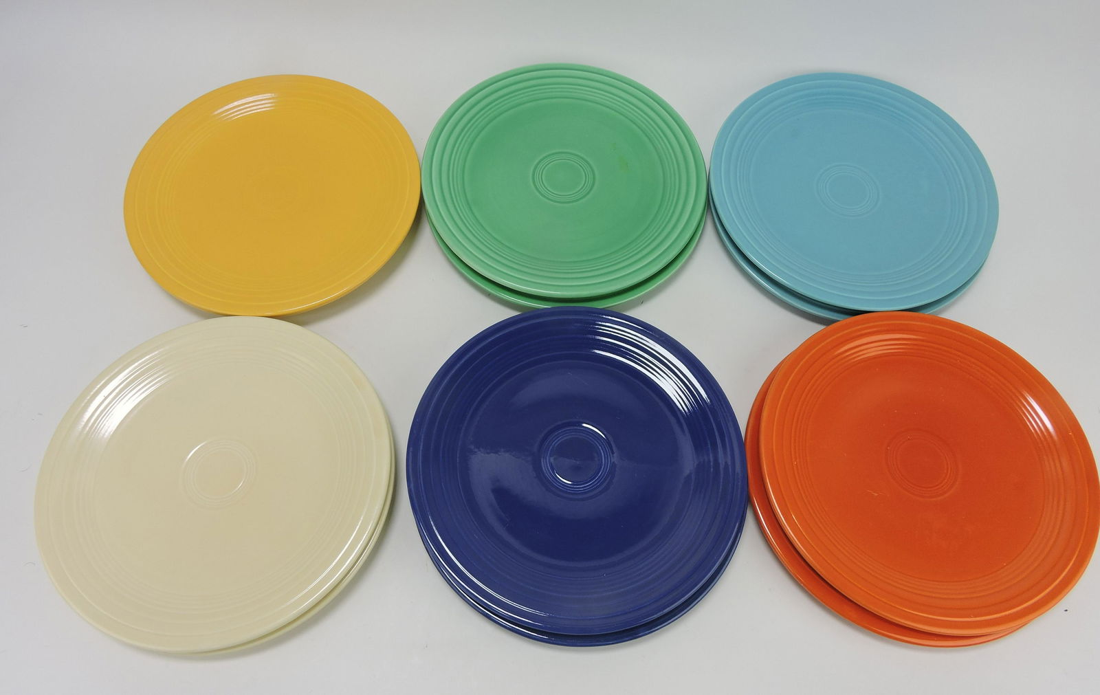 Fiesta 9" plate group, 2 each of the (1 of 1)