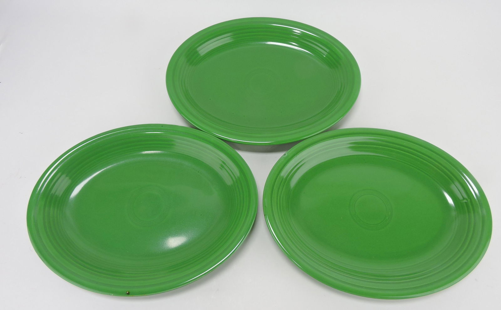 Fiesta platter group, 3 medium green, (1 of 1)