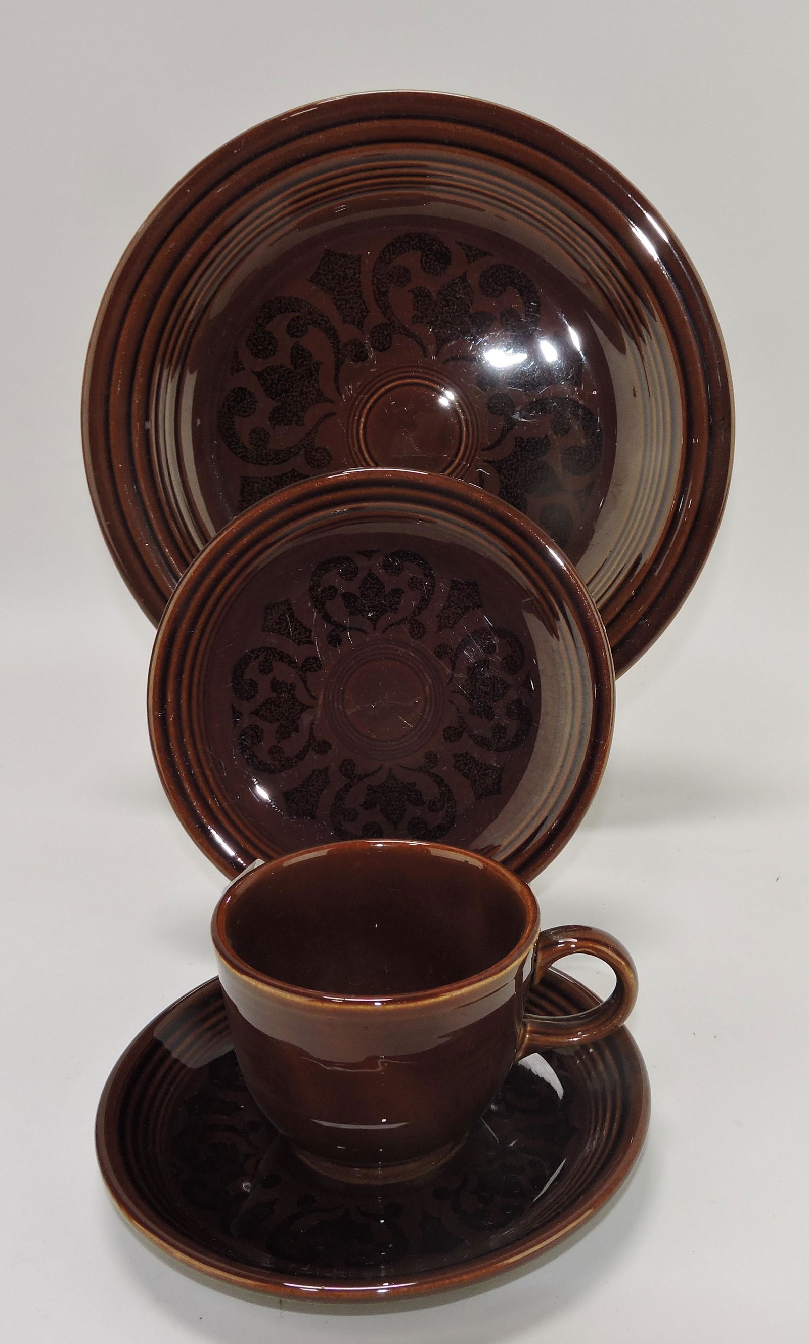 Fiesta Amberstone 4 pc place (1 of 1)