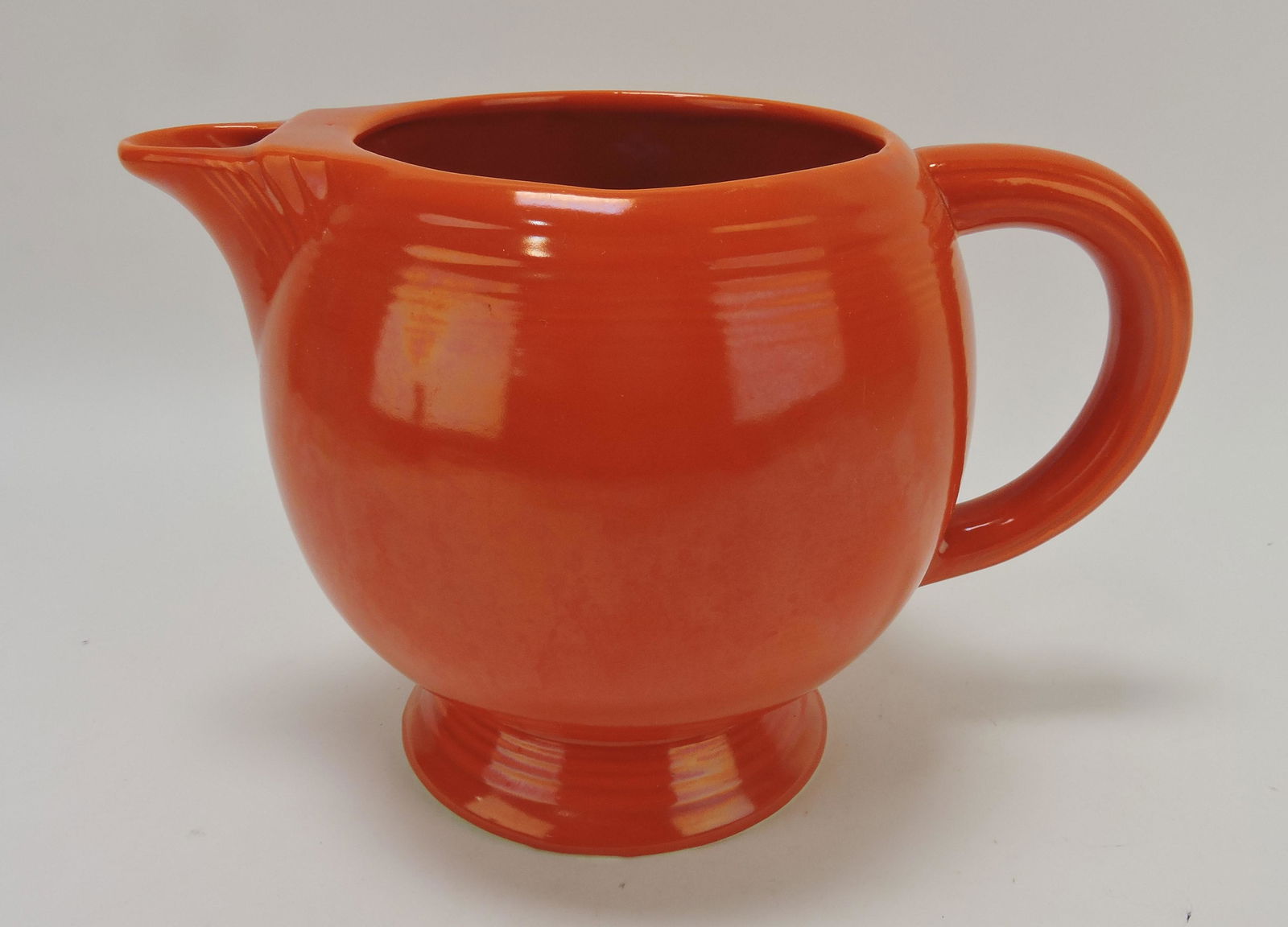 Fiesta ice lip pitcher, red (1 of 1)