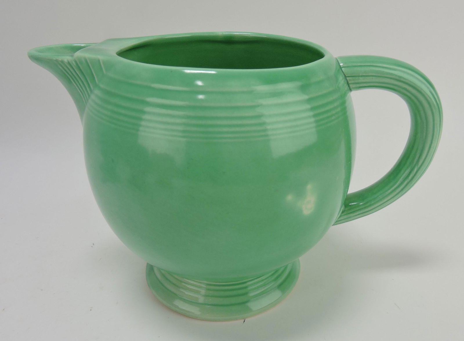 Fiesta ice lip pitcher, green (1 of 1)
