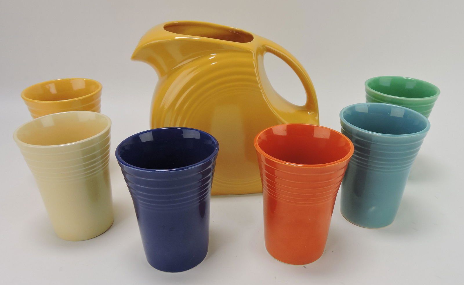 Fiesta 7 pc water set with yellow (1 of 1)