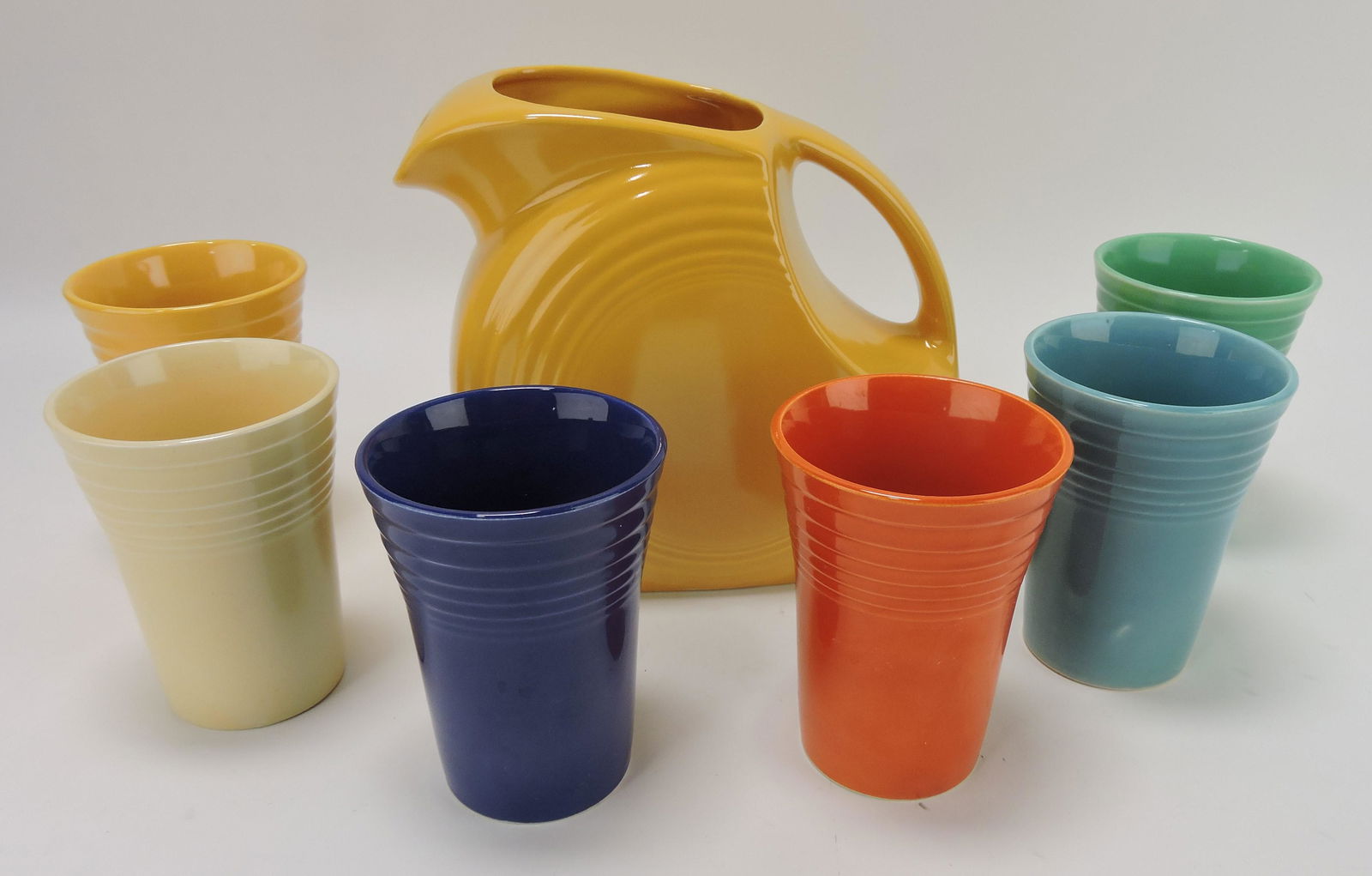 Fiesta 7 pc water set with yellow (1 of 1)