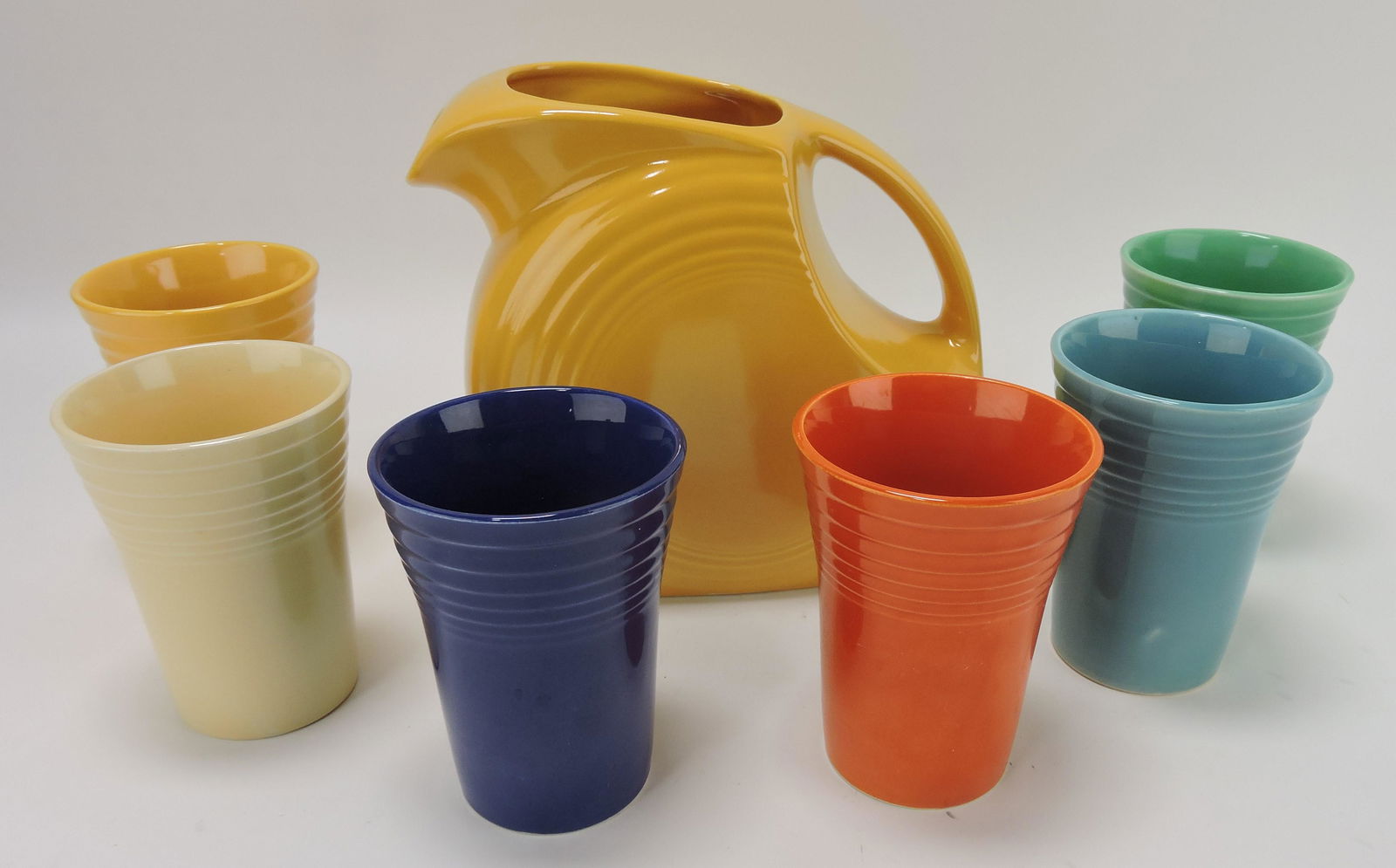 Fiesta 7 pc water set with yellow (1 of 1)