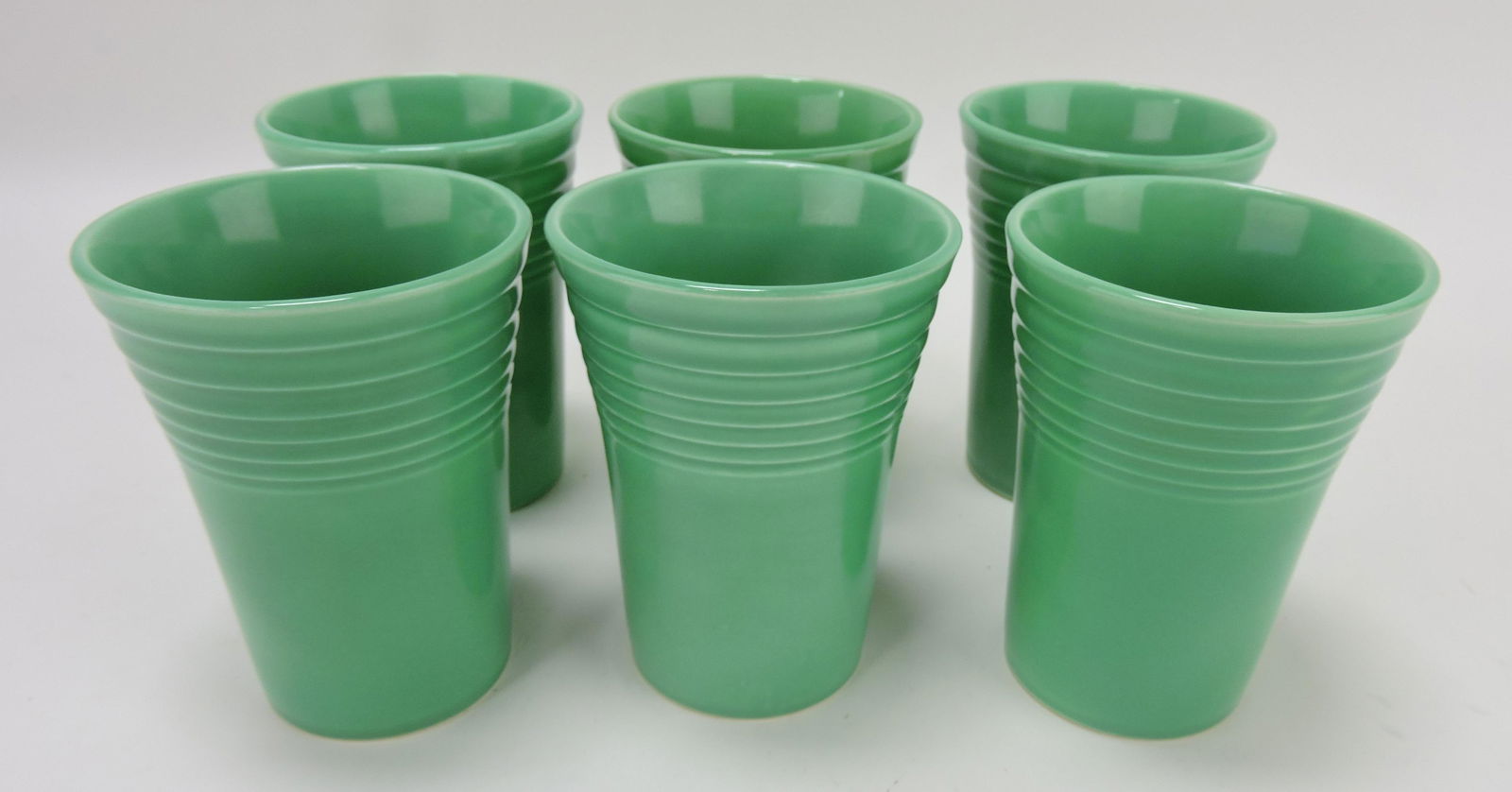 Fiesta water tumbler group: 6 green: .