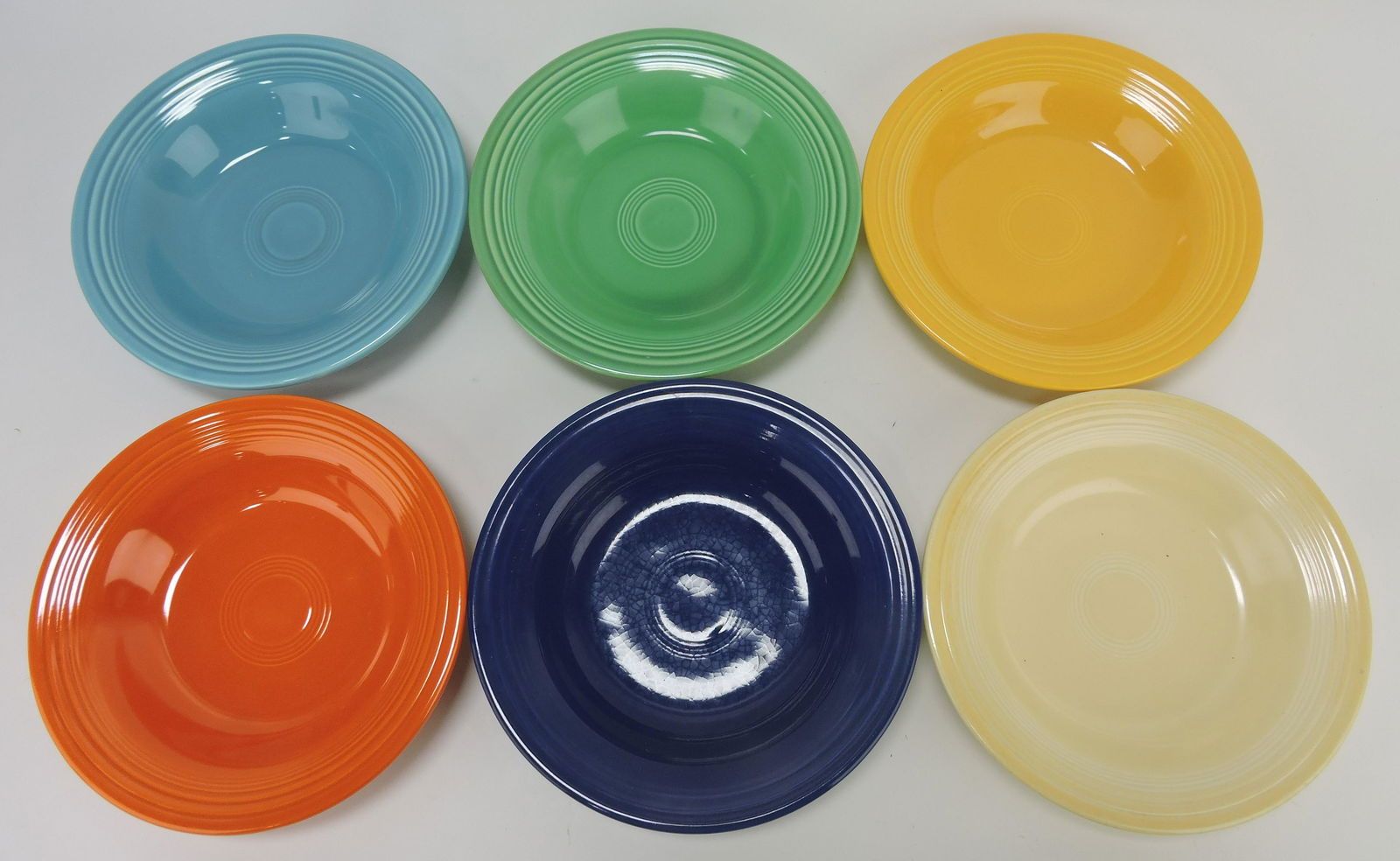 Fiesta deep plate group, 6 original (1 of 1)