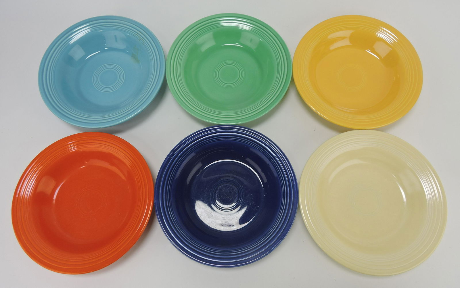 Fiesta deep plate group, 6 original (1 of 1)