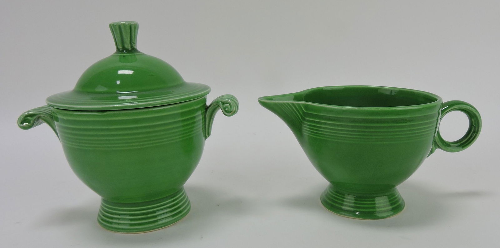 Fiesta cream & sugar, medium green (1 of 1)