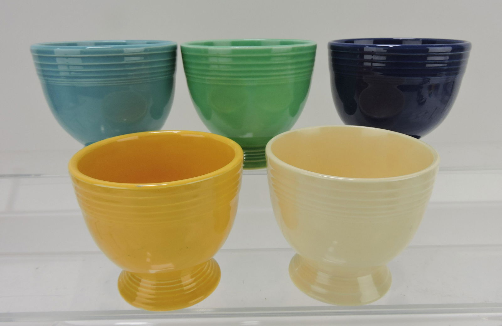Fiesta egg cup group, 5 mixed (1 of 1)