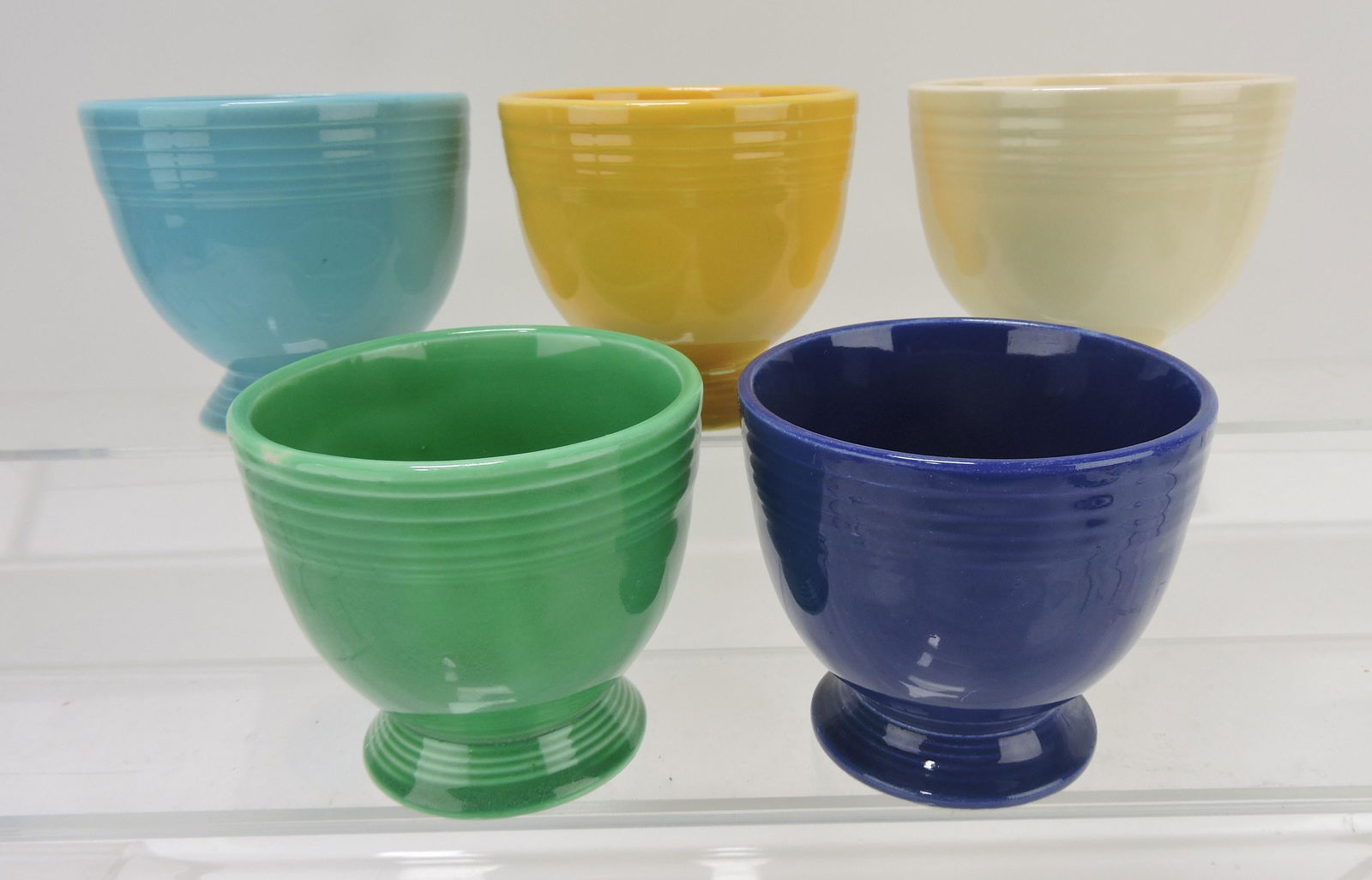 Fiesta egg cup group, 5 mixed (1 of 1)