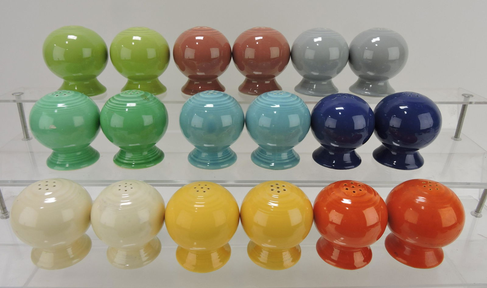 Fiesta salt & pepper group, 9 pair (1 of 1)