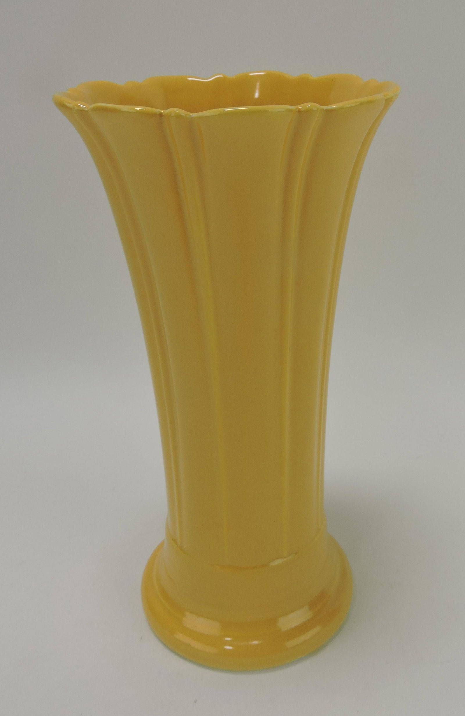 Fiesta flower vase, 10", yellow (1 of 1)