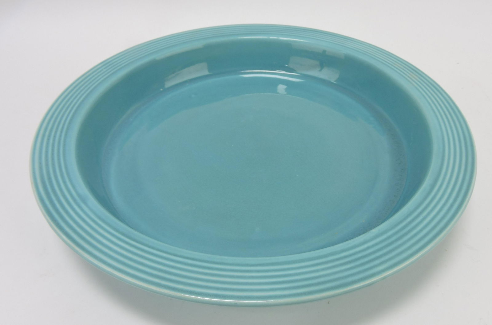 Fiesta relish tray base, turquoise (1 of 1)