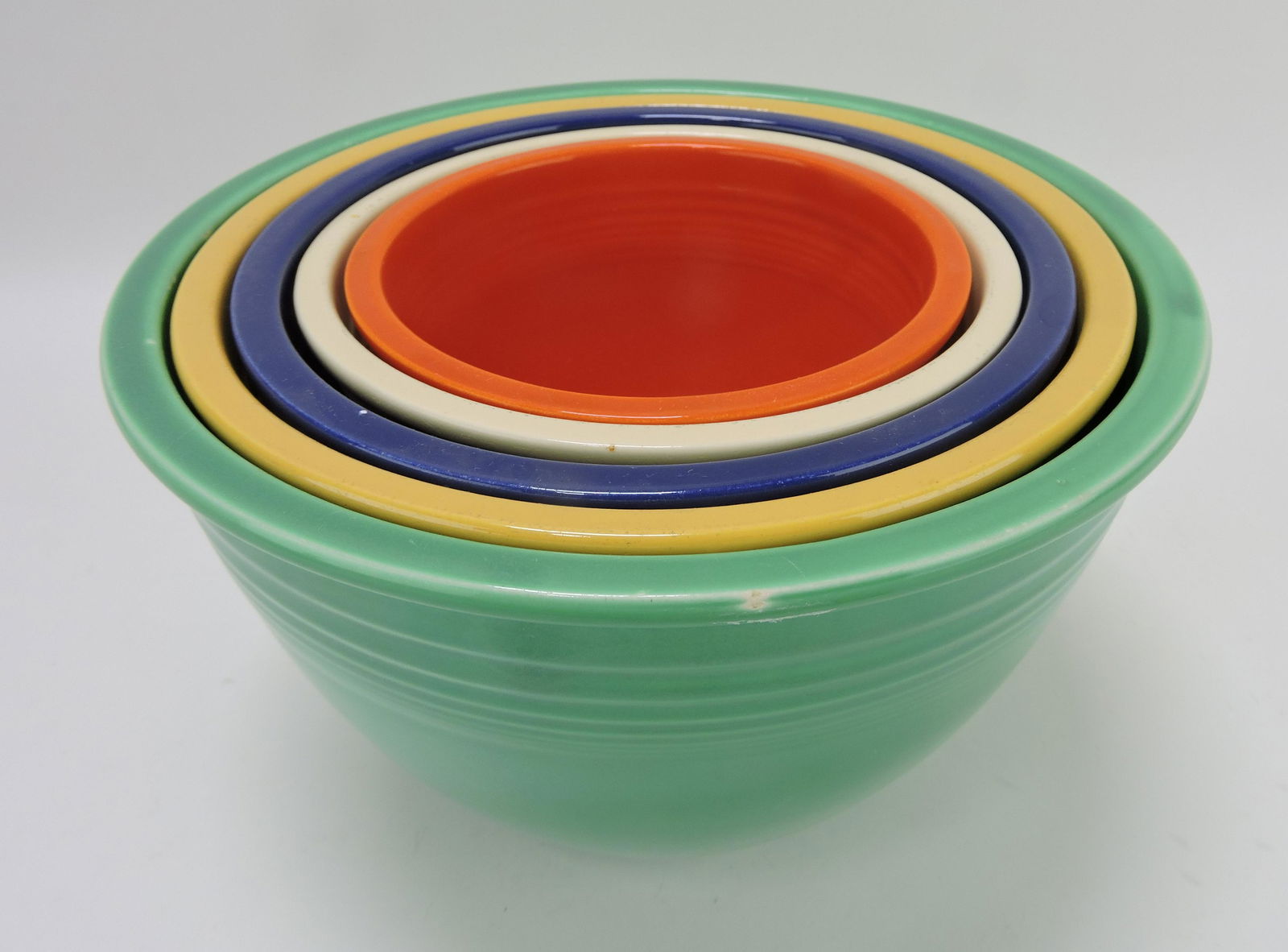 Fiesta mixing bowl set #2 to #6,: various condition