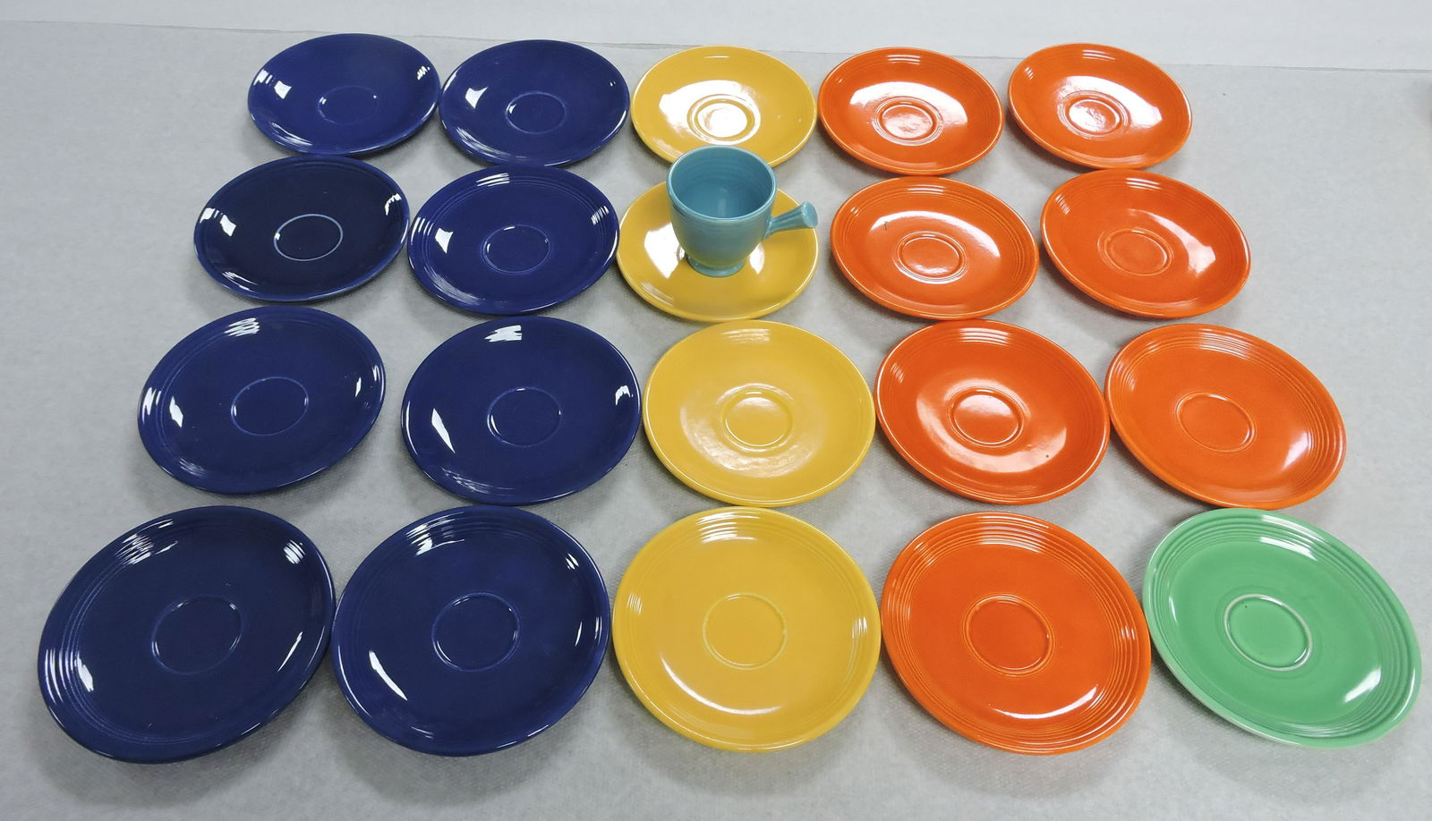 Fiesta Demitasse Cup & Saucer Group, Auction