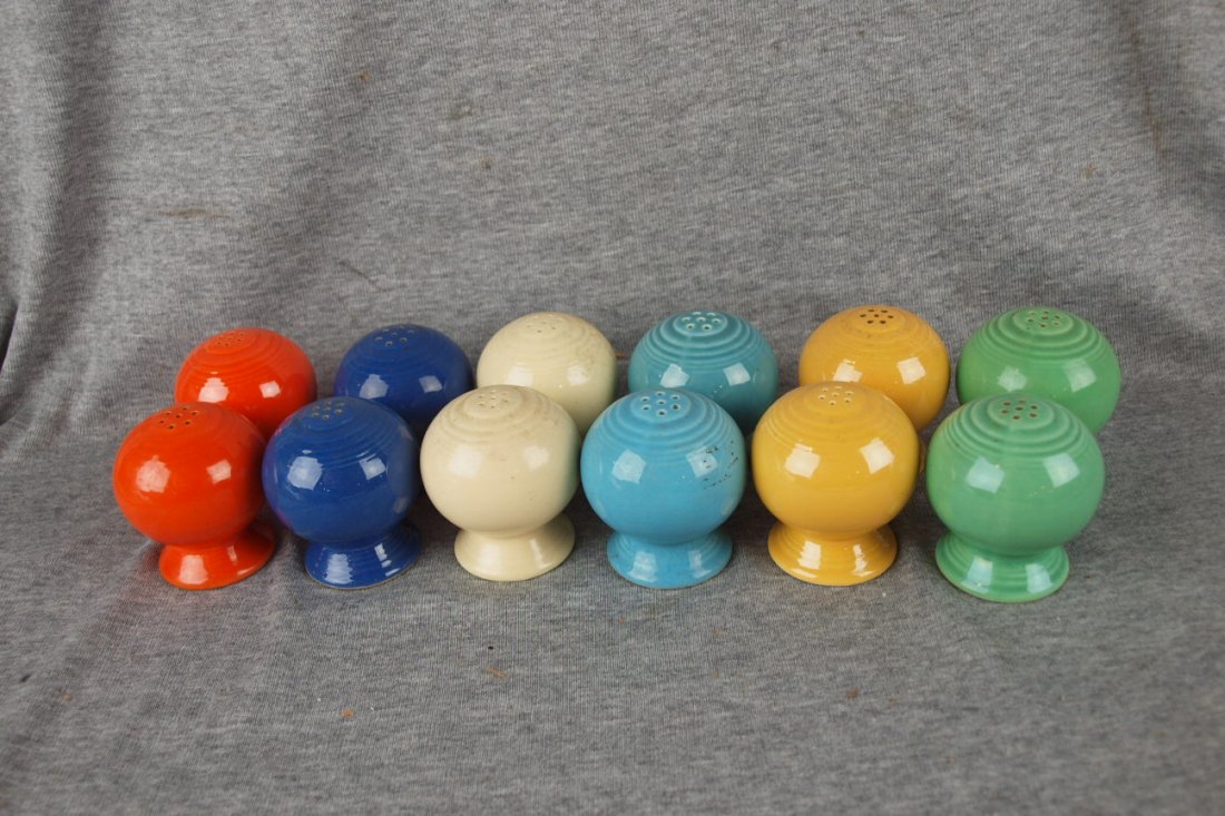 Fiesta shaker group - 6 pair - original 6 colors: Fiesta shaker group - 6 pair - original 6 colors