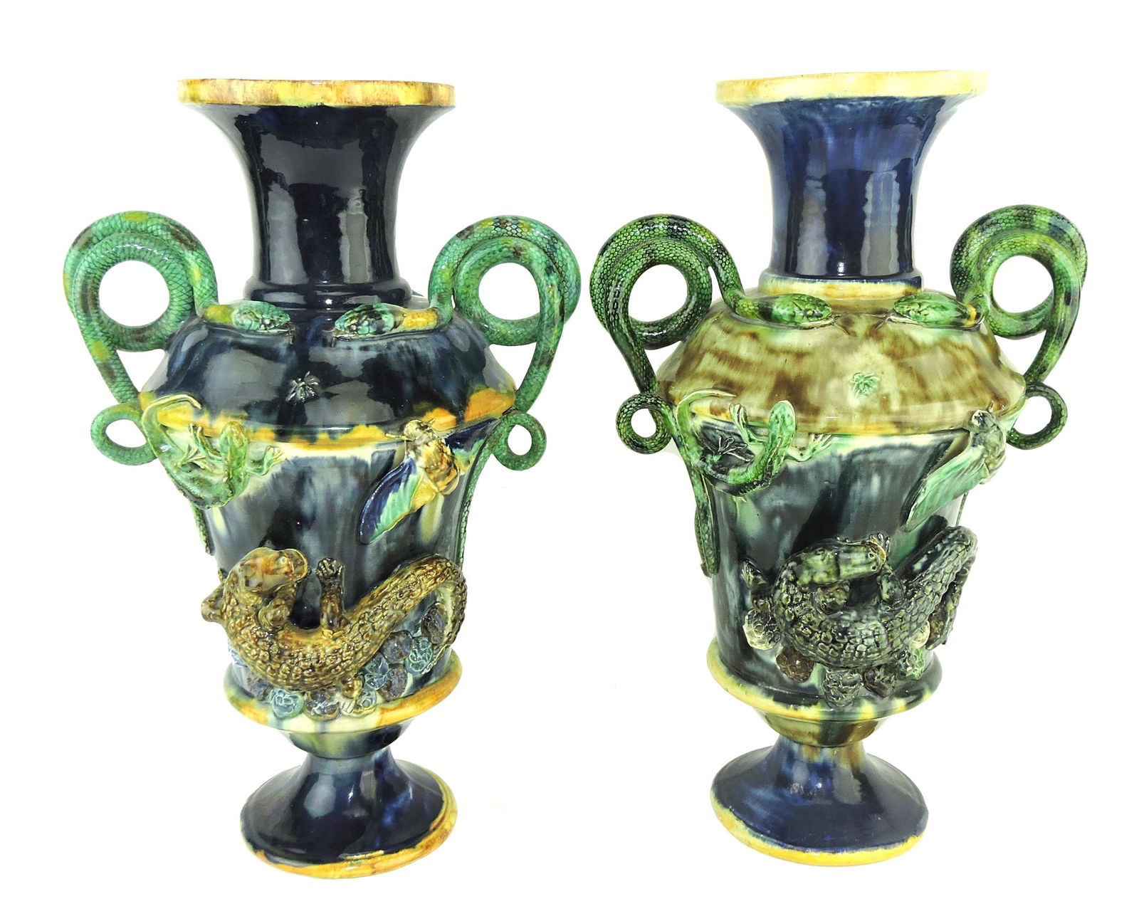 Pair of School of Paris Majolica (1 of 12)