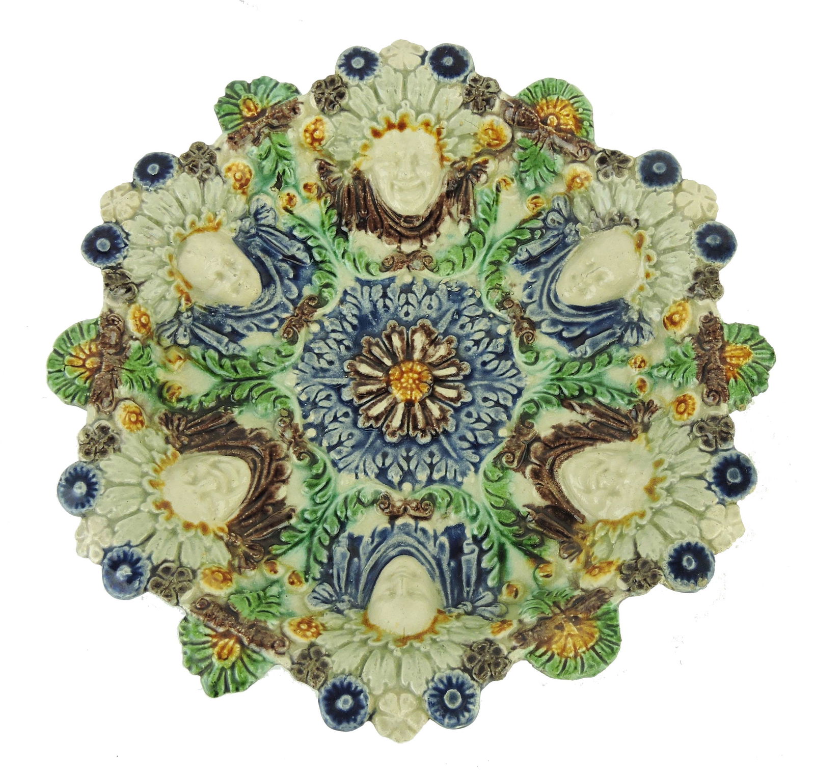 17th Century School of Palissy Dish (1 of 2)