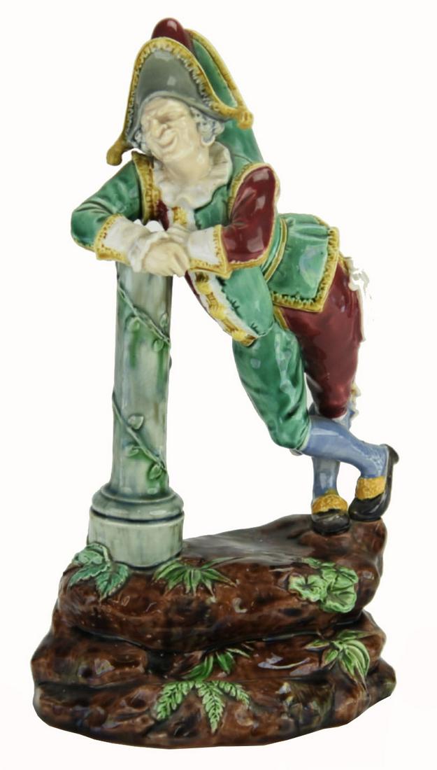 A very rare Minton Majolica ‘Punchinello’ (1 of 4)