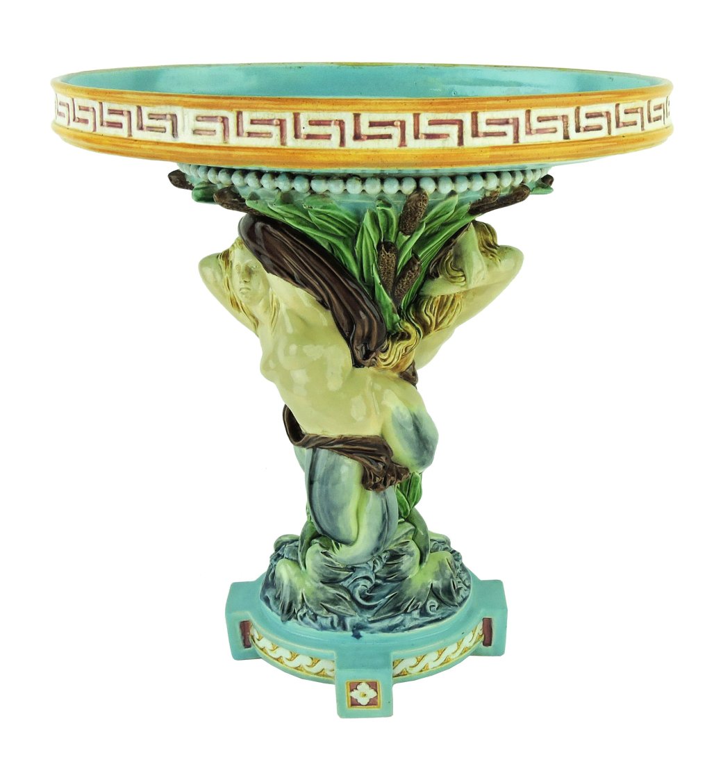 Rare Minton Majolica Comport c.1870, (1 of 5)
