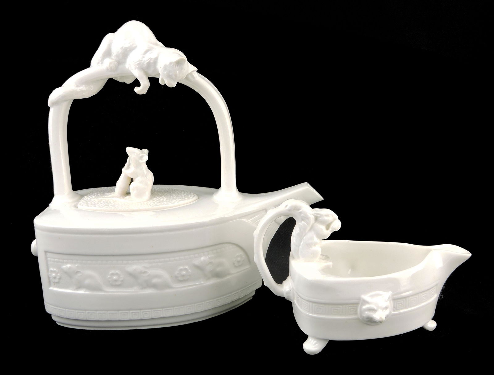 A Rare Minton Porcelain Flat Iron (1 of 3)