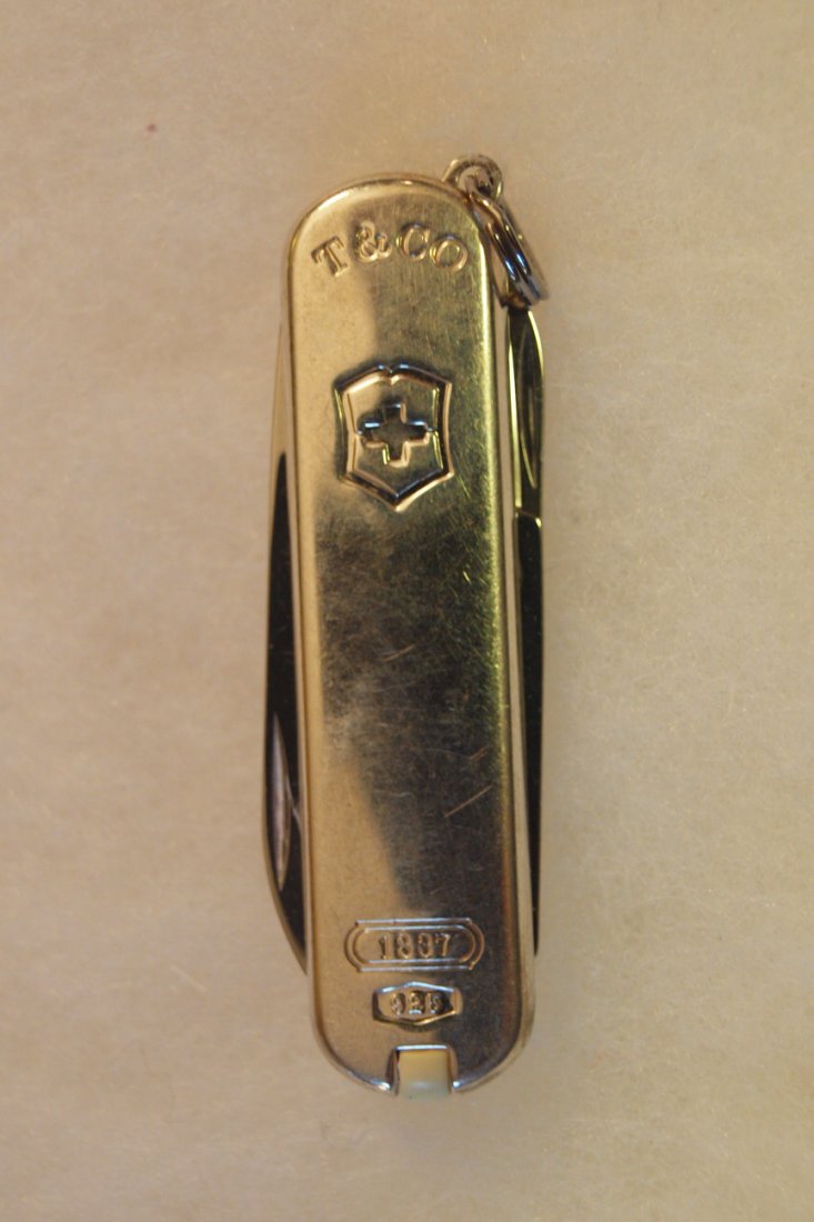 Tiffany & Co. sterling Swiss army knife: Tiffany & Co. sterling Swiss army knife