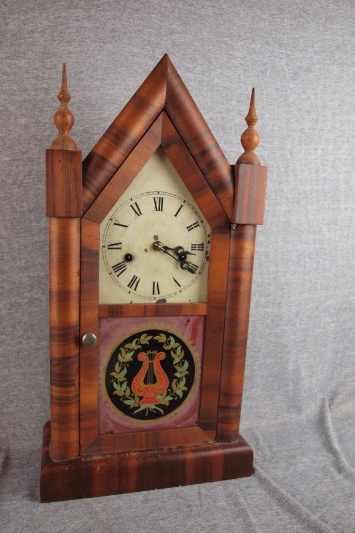 New Haven steeple clock, 20 1/2": New Haven steeple clock, 20 1/2"