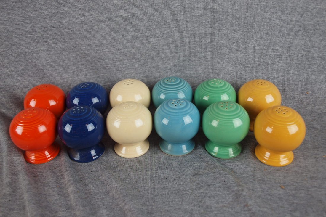 Fiesta shaker group - 6 pair - original 6 colors: Fiesta shaker group - 6 pair - original 6 colors