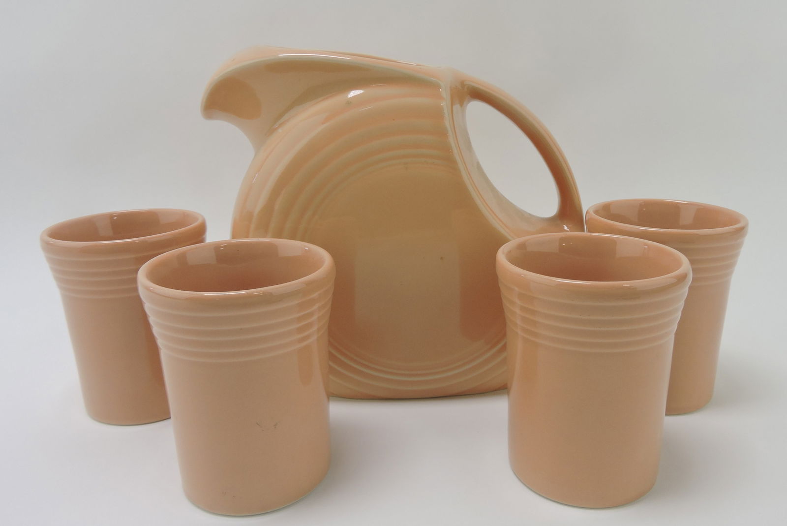 Fiesta Post 86 5 pc water set, apricot (1 of 1)