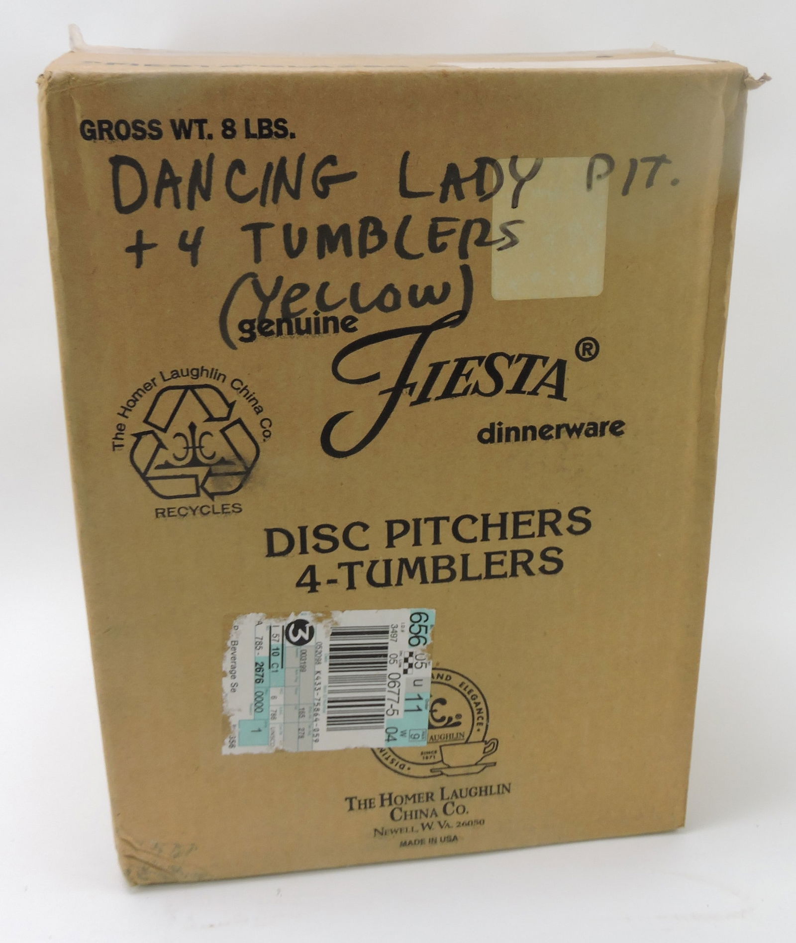 Fiesta Post 86 disc pitcher, 4 tumblers (1 of 1)