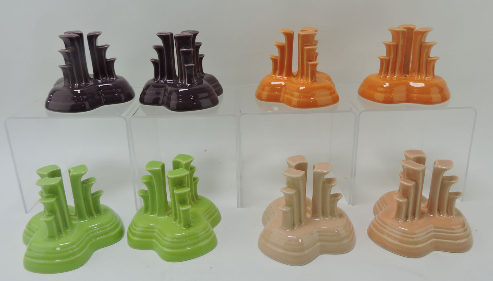 Fiesta Post 86 pyramid candle holder (1 of 1)