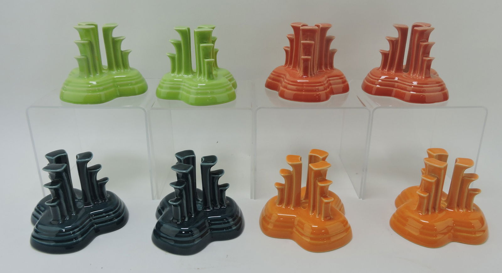 Fiesta Post 86 pyramid candle holder (1 of 1)