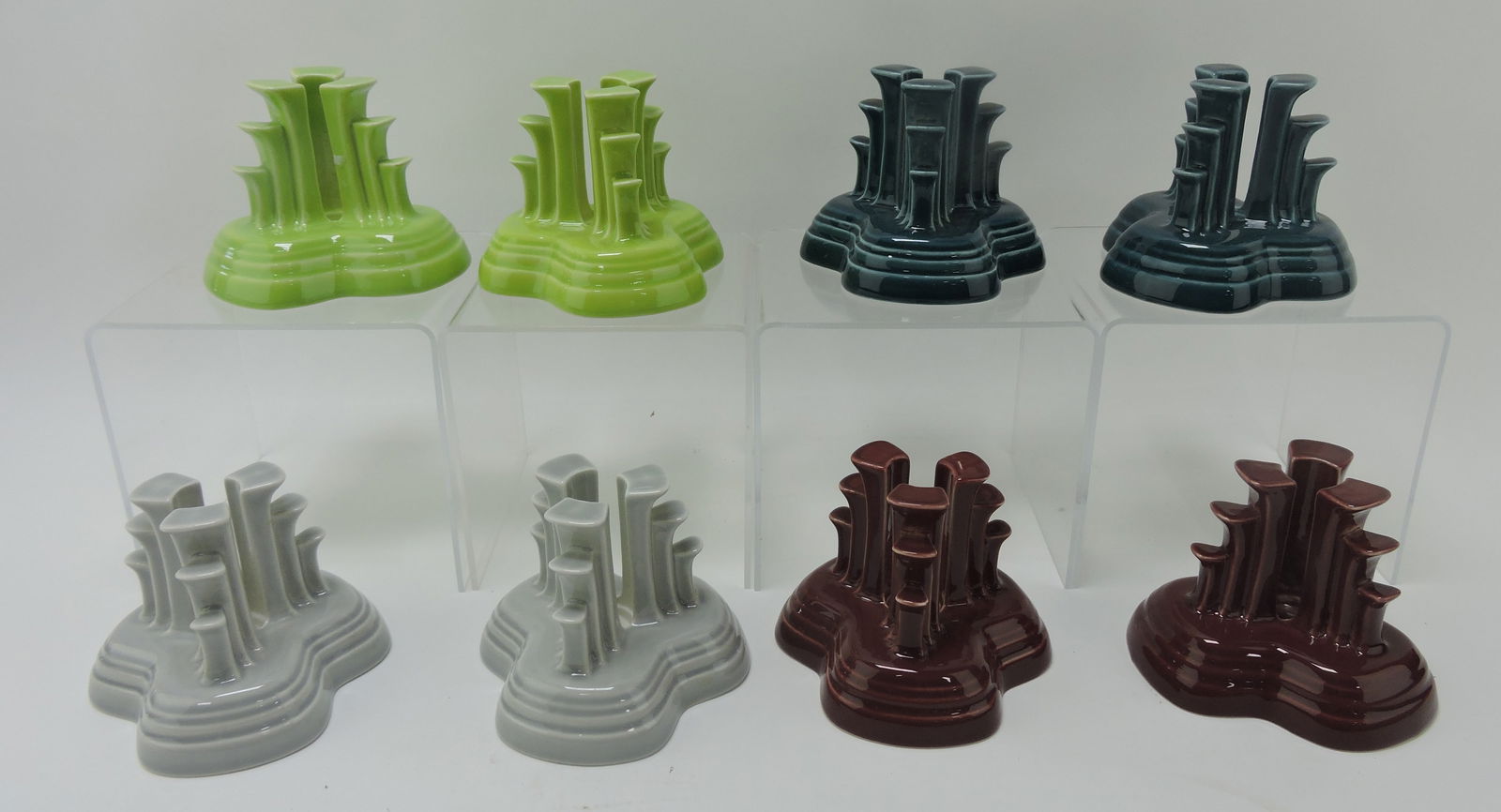 Fiesta Post 86 pyramid candle holder (1 of 1)