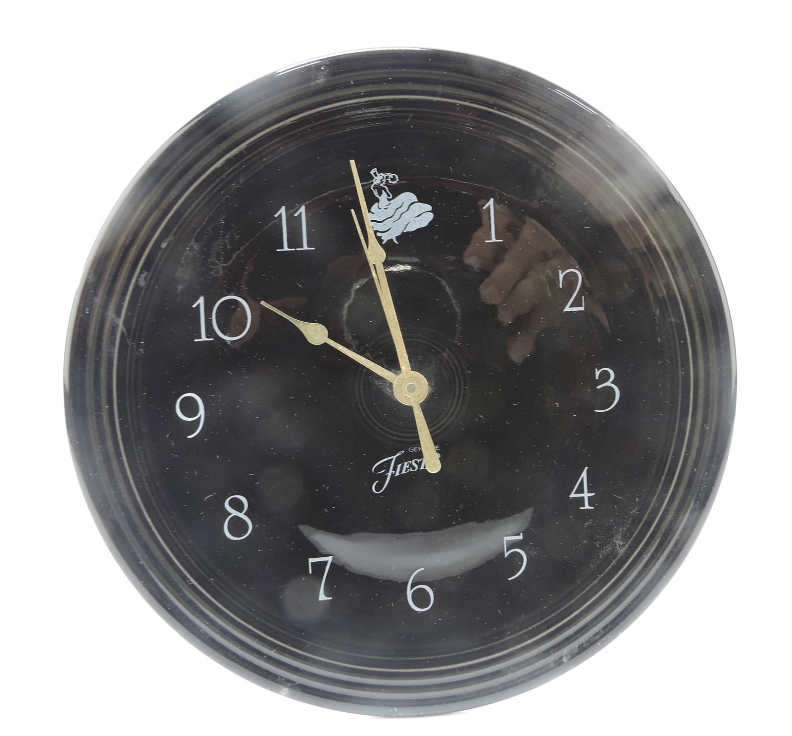 Fiesta Post 86 plate clock, black (1 of 1)